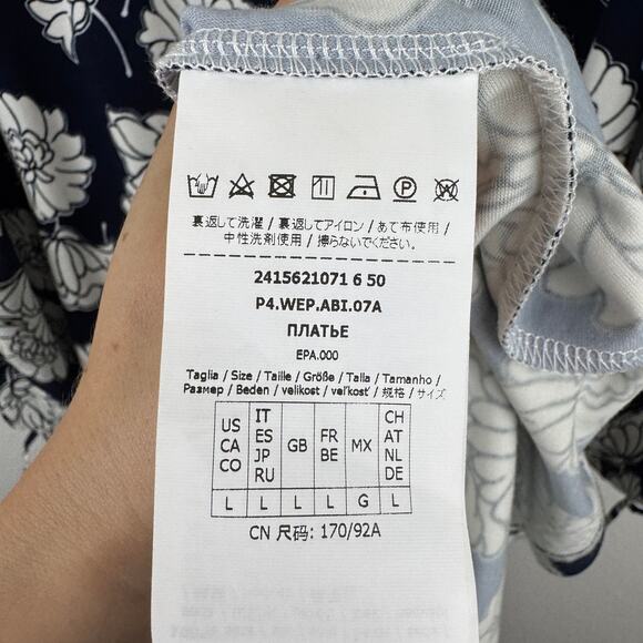 Max Mara Jersey Dress with Silk Sleeves - Picture 6 of 10